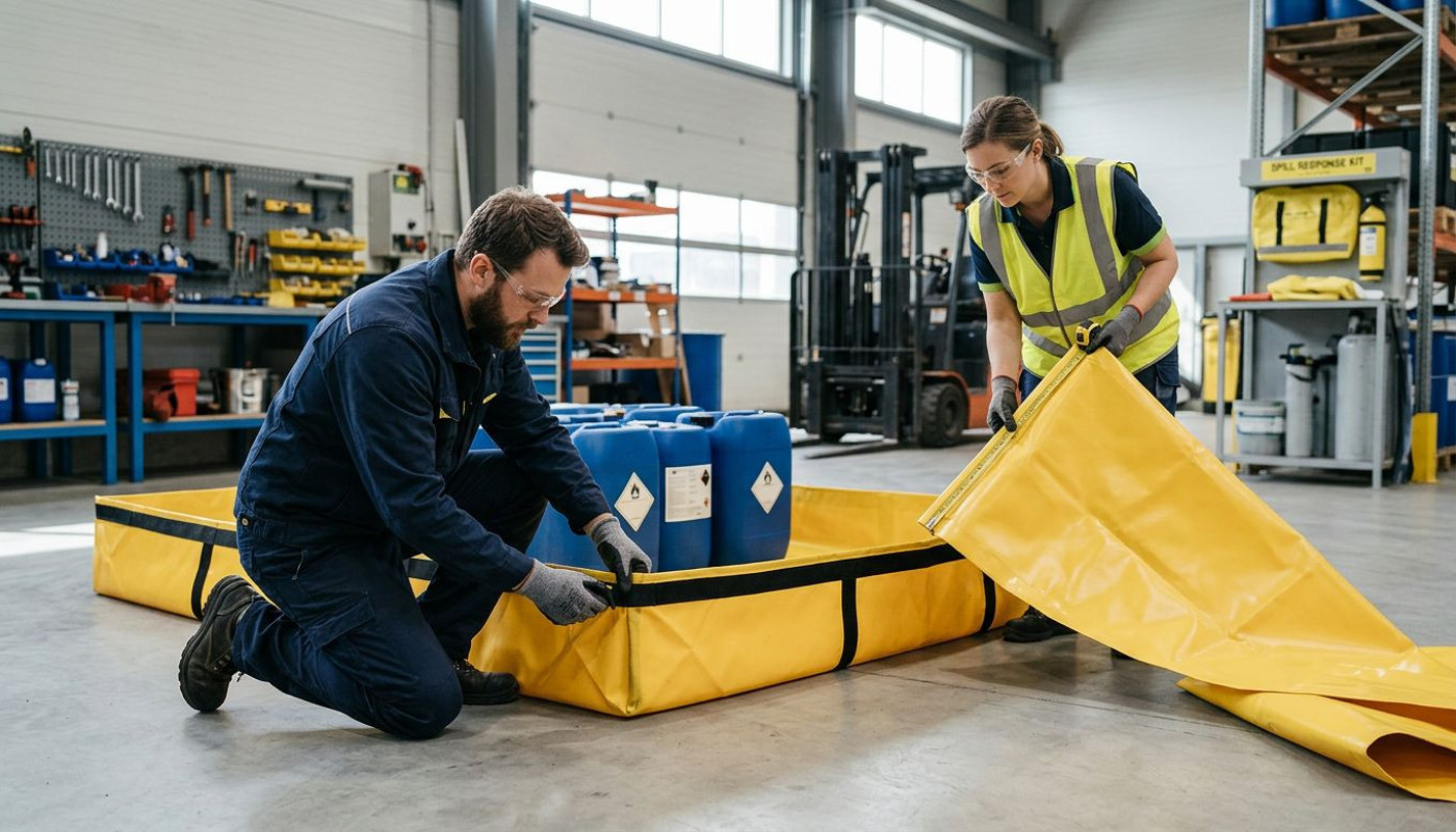 Comment choisir et installer un bac de rétention souple pour votre entreprise ?